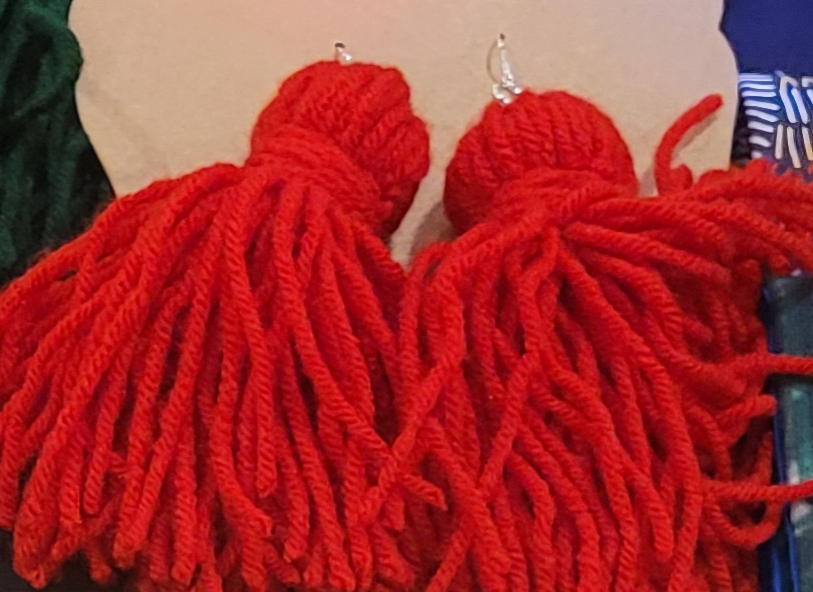 Large Babydoll tassel earrings