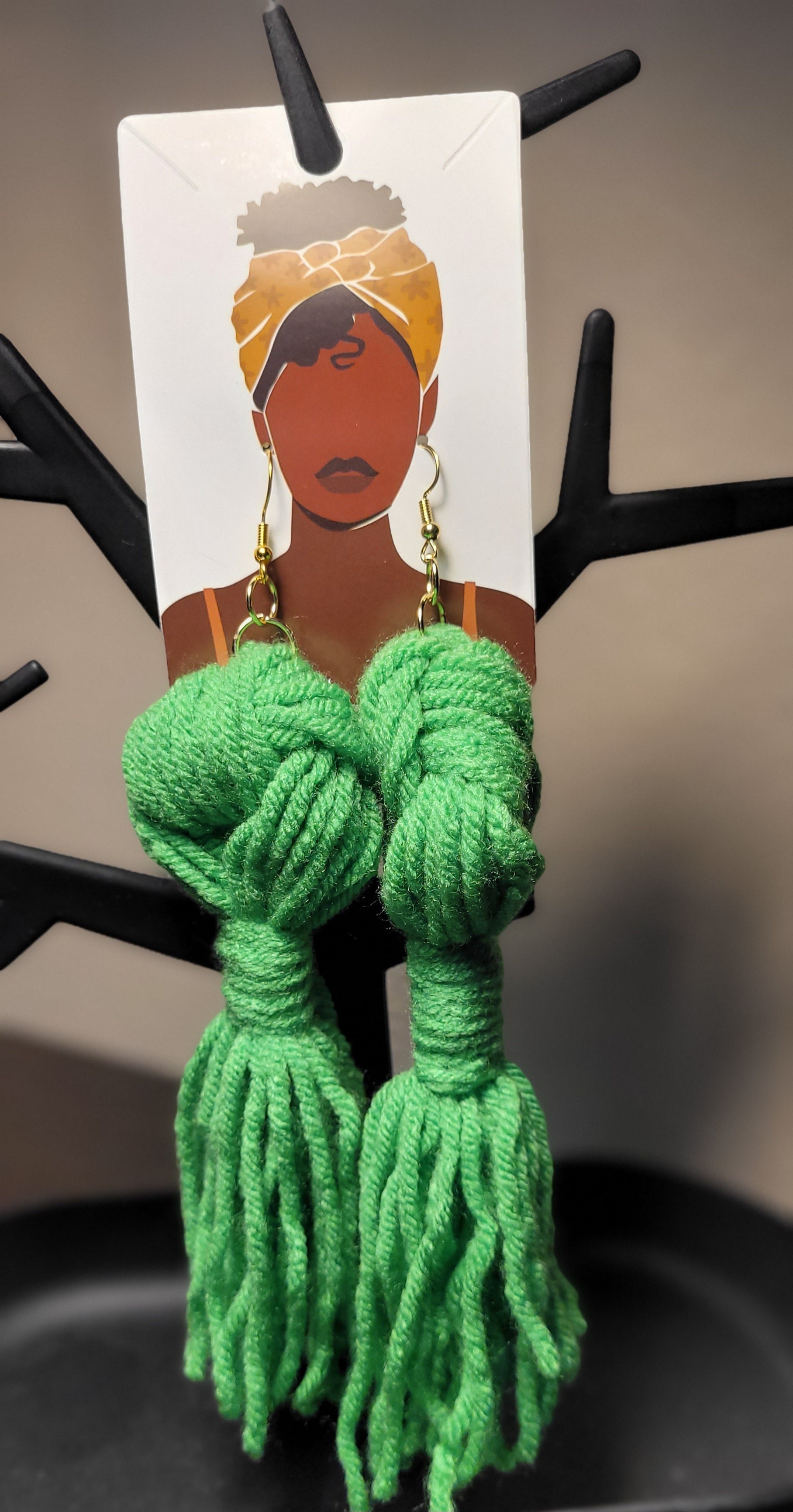 Large Babydoll tassel earrings