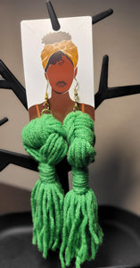 Large Babydoll tassel earrings