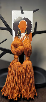 Load image into Gallery viewer, Large Babydoll tassel earrings
