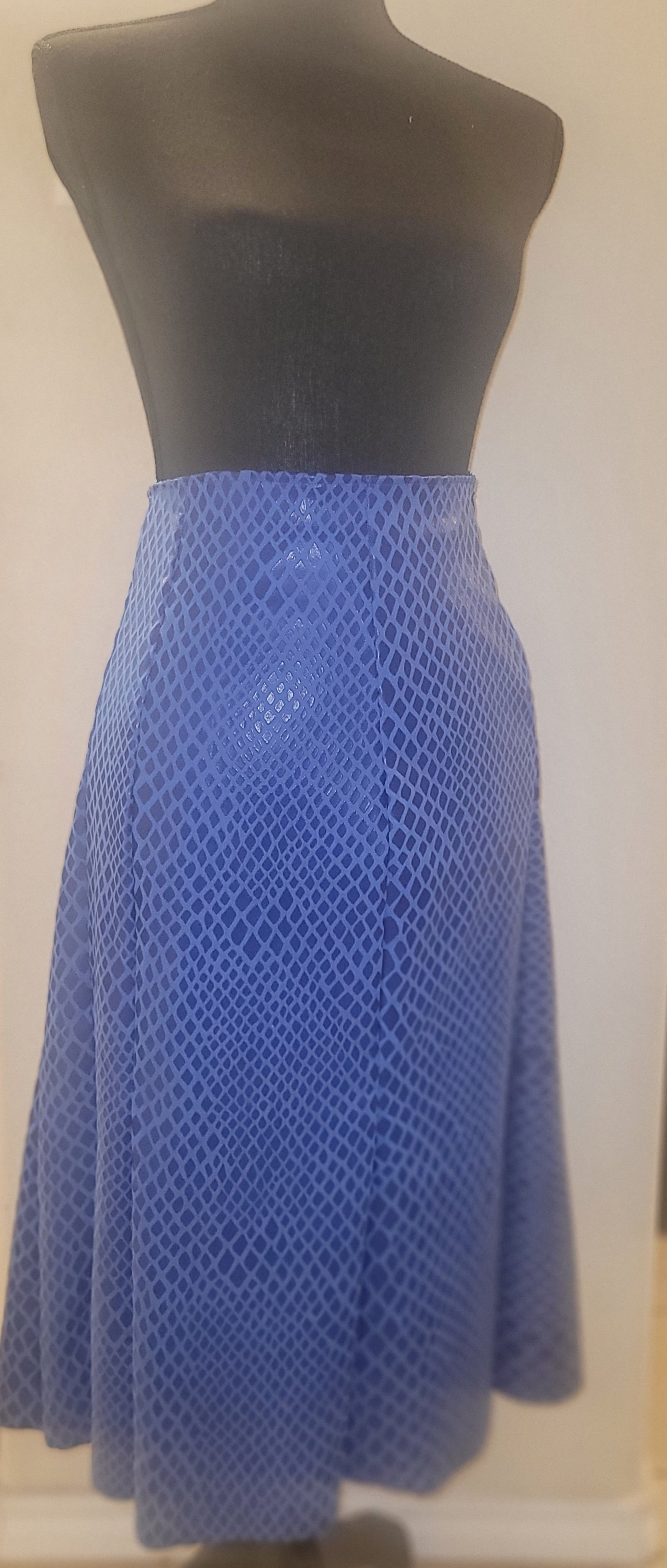 Faux Leather Trumpet Skirt