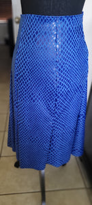 Faux Leather Trumpet Skirt