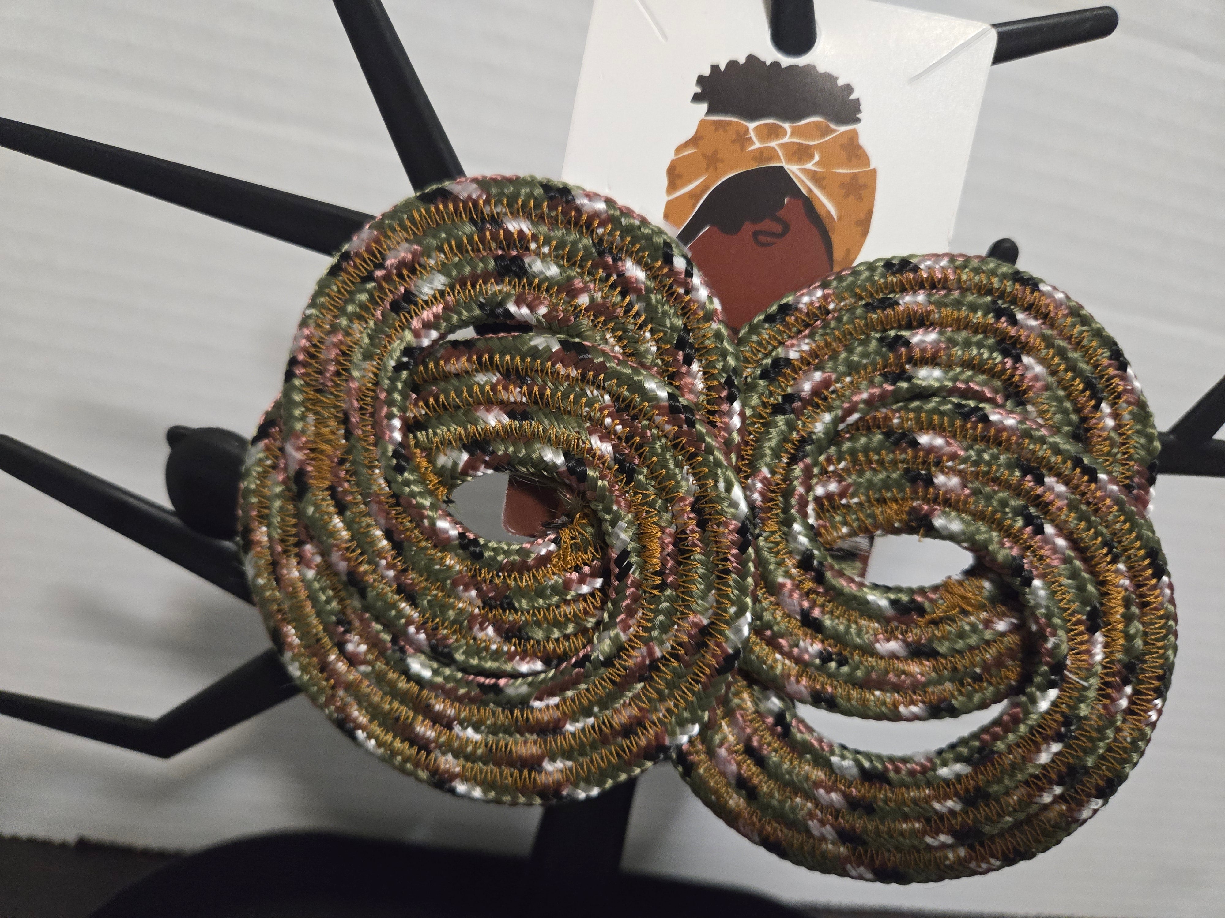 Small Corded Earrings