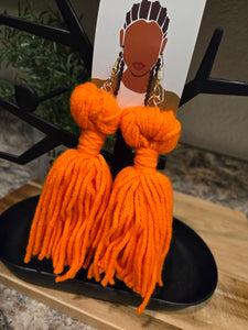 Small Babydoll tassel earrings
