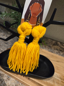 Small Babydoll tassel earrings