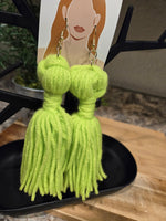 Load image into Gallery viewer, Large Babydoll tassel earrings
