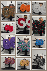 Small Corded Earrings