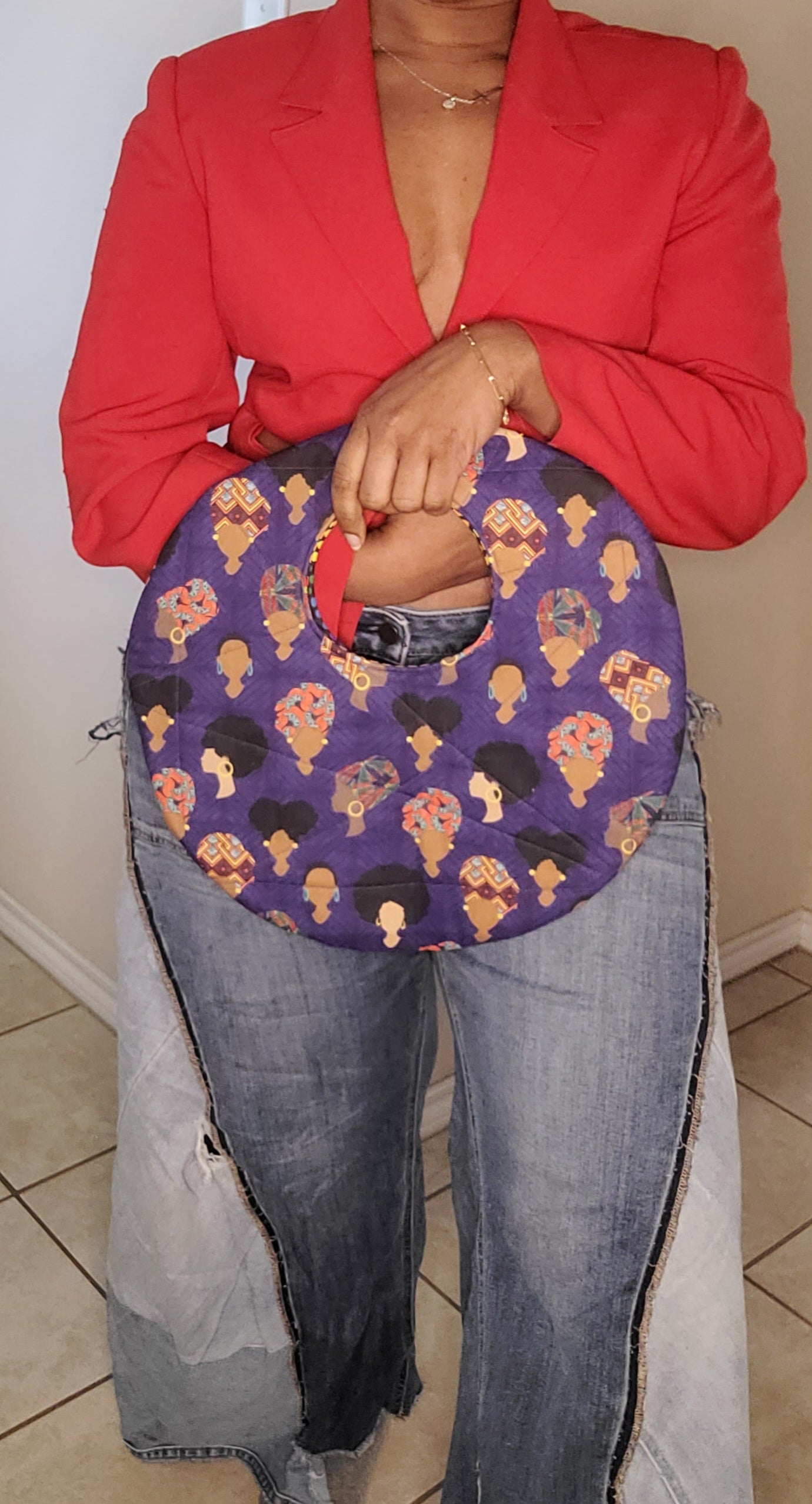Circle Hobo bag