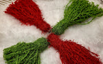 Load image into Gallery viewer, Diagonal Shredded yarn tassel

