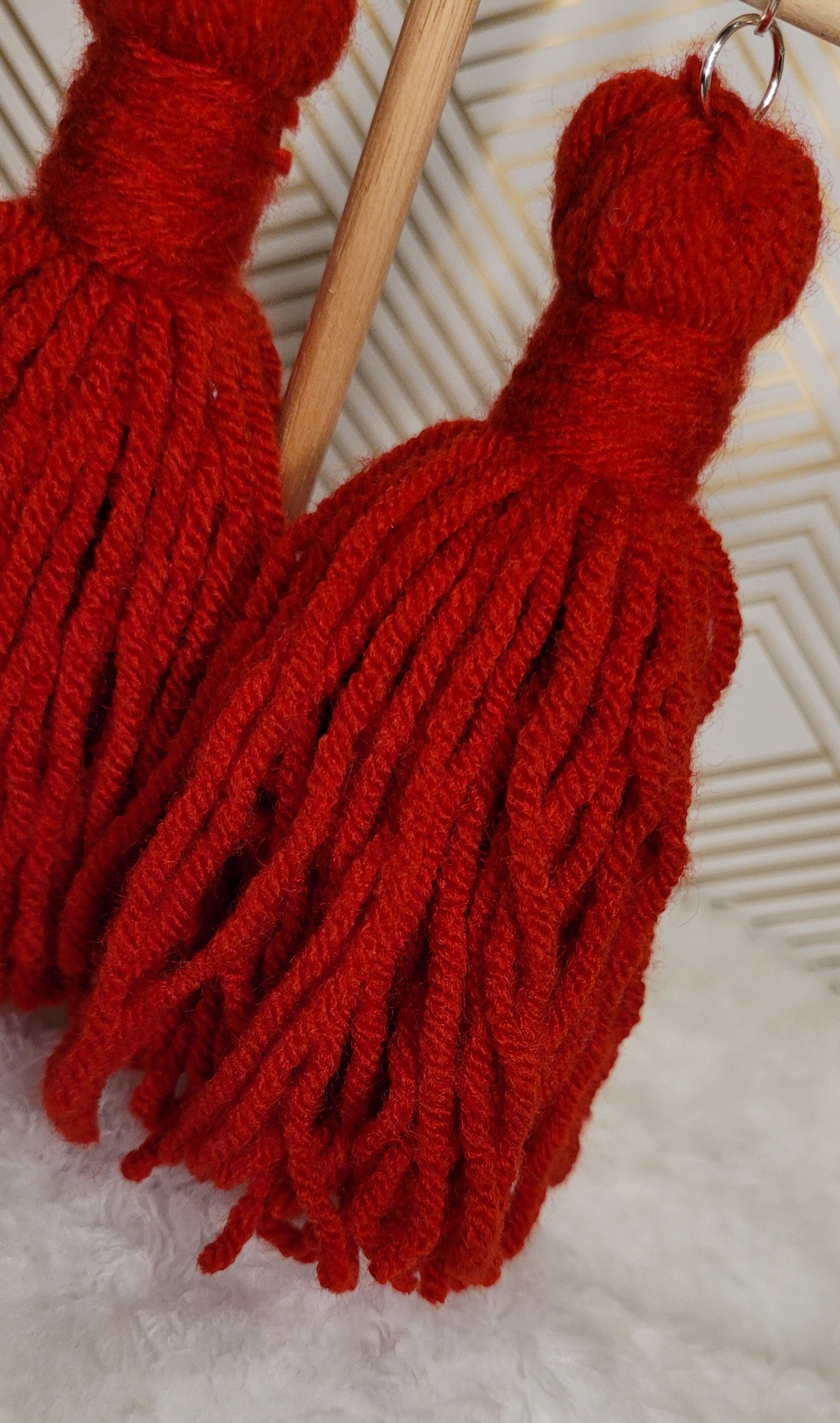 Large Fluffy tassel